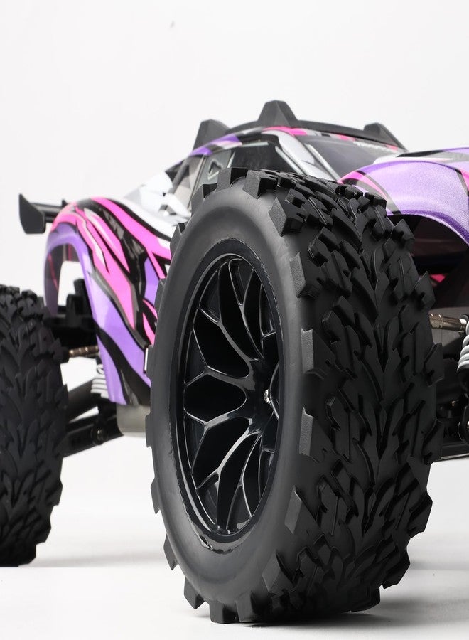 ZRRC 12mm Hex RC Wheels and Tires 1/10 Scale RC Truck Tires and Wheels for Traxxas Rustler Stampede 2wd 4x4 vxl Hoss E-Revo Redcat Volcano EPX RIAARIO AMORIL, Preglued 2.8" RC Tyres Wheels - Image 5